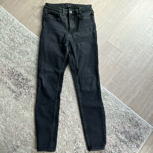 Free Assembly Women's Black Skinny Straight Leg Pants Jeans Denim Sz 6